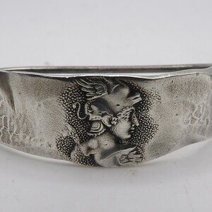 Antique George W. Shiebler Sterling Silver Bar Pin Brooch